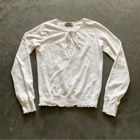 Vintage y2k Juicy Couture Terry Cloth longsleeve top - Picture 1 of 7